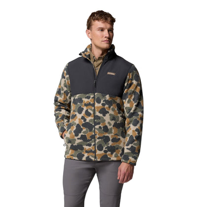 Columbia PHG Sherpa Jacket for Men Fossil Deltahunter Camo | Shark