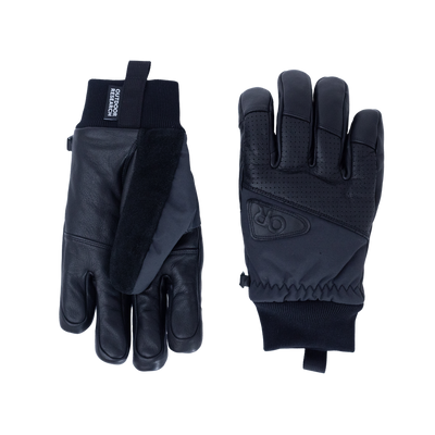 Outdoor Research Snowcrew Leather Gloves Black