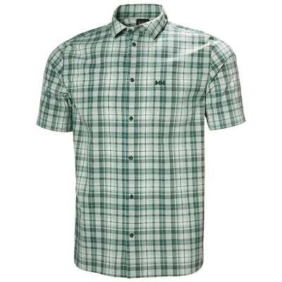 Helly Hansen Fjord Quick-Dry Short Sleeve Shirt 2.0 for Men Green Mist