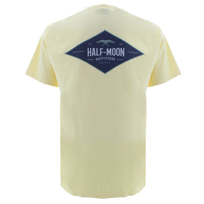 Half-Moon Outfitters Diamond Bird Short Sleeve Pocket T-Shirt (SALE COLORS) Summer Squash