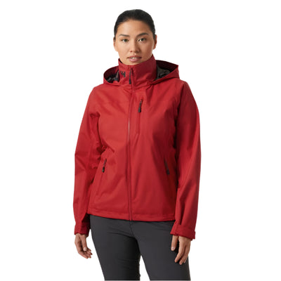 Helly Hansen Crew Hooded Jacket for Women Red