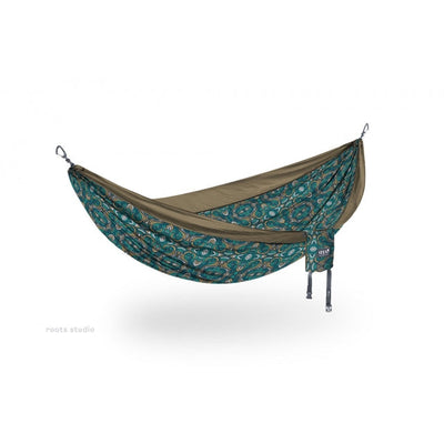 Eagles Nest Outfitters DoubleNest Hammock Giving Back Collection Gond Roots | Khaki