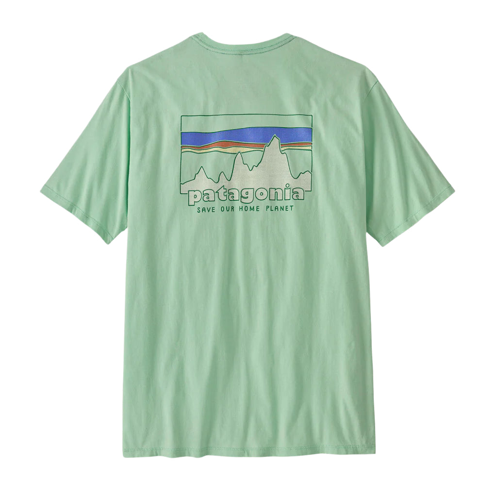 【patagonia】Men's '73 Skyline Organic T-Shirt 73 Skyline Organic T-Shirt for Men – Half-Moon Outfitters