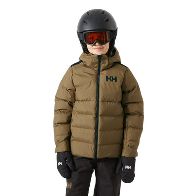 Helly Hansen Kvitfjell Race Puffy Jacket for Juniors Sepia