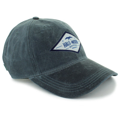 Half-Moon Outfitters Diamond Bird Waxed Cotton Hat Blue Steel