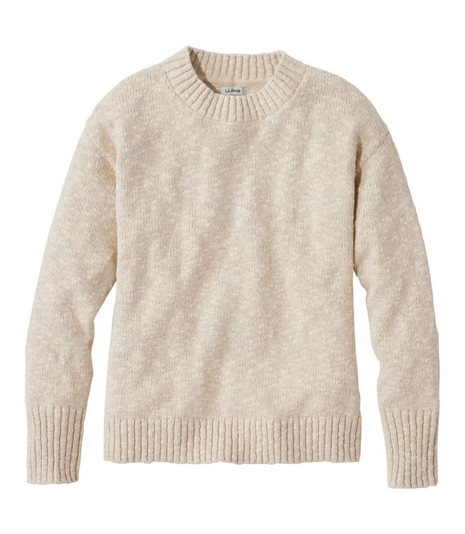 L.L.Bean Cotton Ragg Crewneck Sweater for Women – Half-Moon Outfitters