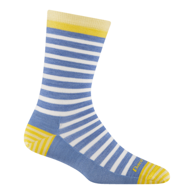 Darn Tough Morgan Crew Lightweight Lifestyle Socks for Women Country Blue