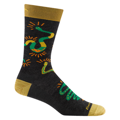 Darn Tough Field Guide Crew Lightweight Lifestyle Socks for Men Charcoal