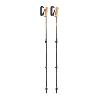 Leki Lhasa Antishock Trekking Poles for Women Orange | Anthracite | White