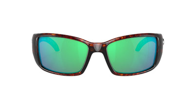 Costa Del Mar Blackfin Sunglasses Tortoise-Green Mirror 580G