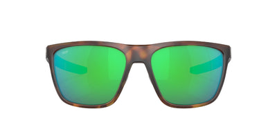 Costa Del Mar Ferg Sunglasses Matte Tortoise - Green Mirror Polarized 