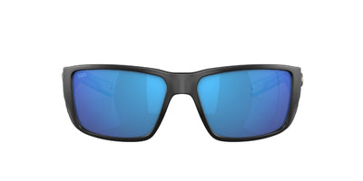 Costa Del Mar Blackfin Pro Sunglasses Matte Black-Blue Mirror 580G