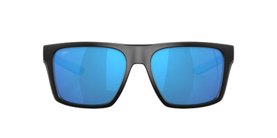 Costa Del Mar Lido Sunglasses Matte Black-Blue Mirror 580G