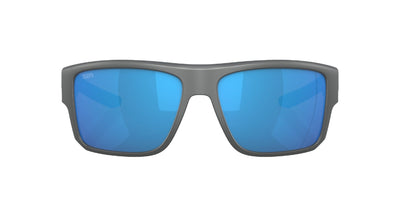 Costa Del Mar Taxman Sunglasses Matte Gray, Blue Mirror 580G 