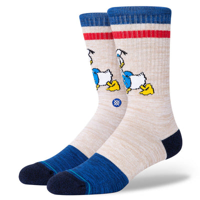 Stance Vintage Disney 2020 Crew Socks for Men Donald Duck - Natural