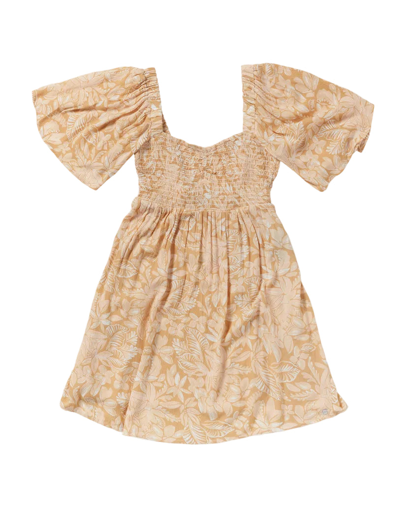 Roxy Golden Dawn Dress-Egret