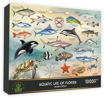 Highland Creek Puzzles Aquatic Life of Florida Jigsaw Puzzle