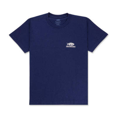 Aftco Goat T-Shirt for Boys Deep Navy
