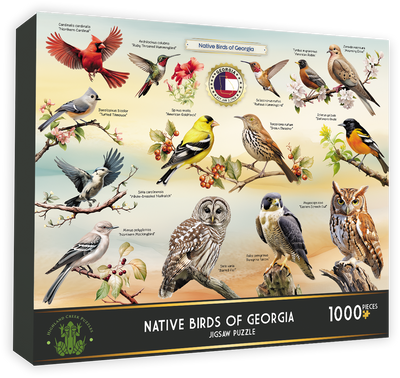 Highland Creek Puzzles Native Birds of Georgia Jigsaw Puzzle