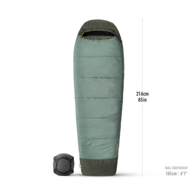 Sea to Summit Boab 15D Regular Synthetic Sleeping Bag Green