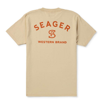 Seager Branded Tee for Men Cream