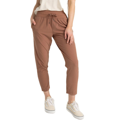 Free Fly Apparel Breeze Cropped Pant for Women Baltic Amber #color_baltic-amber
