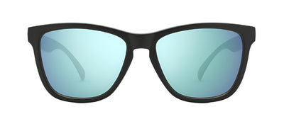 Nectar Chucktown Sunglasses Black Frame - Blue Lens