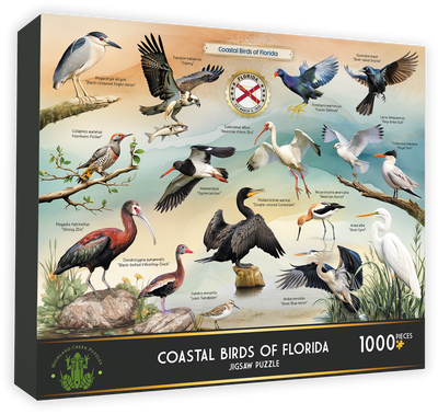 Highland Creek Puzzles Coastal Birds of Florida Jigsaw Puzzle