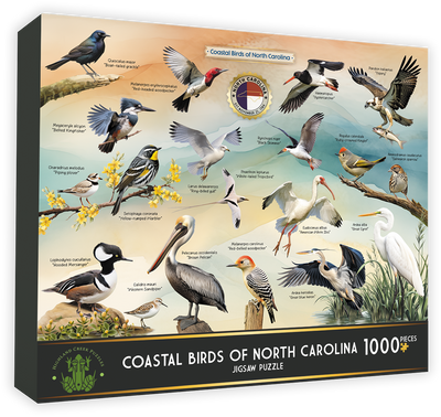 Highland Creek Puzzles Coastal Birds of North Carolina Jigsaw Puzzle