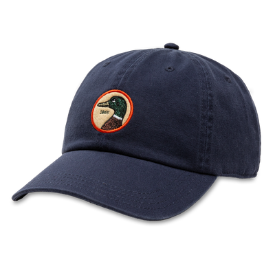 Duck Head Circle Patch Twill Hat Maritime Blue