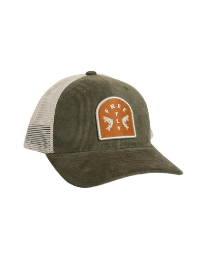 Free Fly Apparel Doubled Up Trucker Hat Smokey Olive
