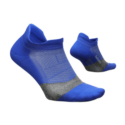 Feetures Elite Max Cushion No Show Tab Socks for Women (Past Season) Boost Blue