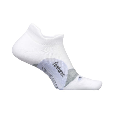 Feetures Elite Light Cushion Tab Socks for Women White Lilatech