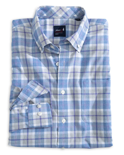 Johnnie-O Dume Button Up Shirt for Men Wake