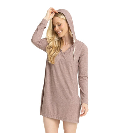 Free Fly Apparel Elevate Coverup for Women Heather Fig 