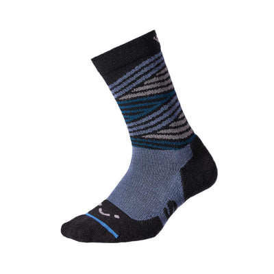 FITS Go with the Flow Light Cushion Crew Sock Steel Blue