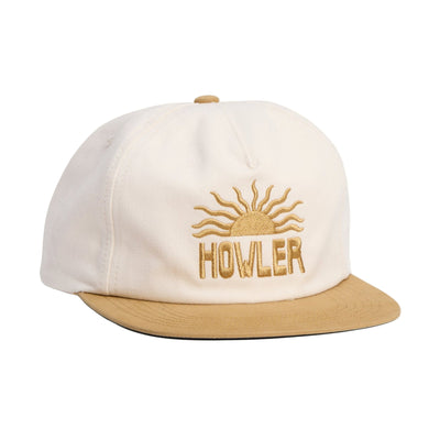 Howler Brothers El Sol Unstructured Snapback White/Gold