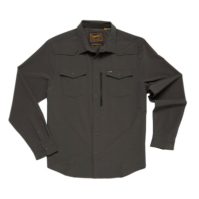 Howler Brothers Emerger Tech Longsleeve Shirt for Men Antique Black