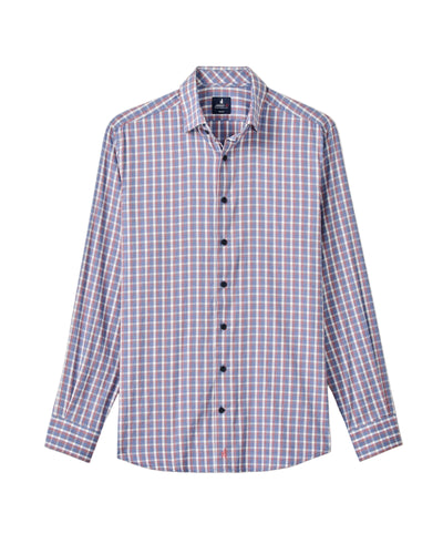Johnnie-O Robertson Natural Performance Button Down Shirt for Men Lake