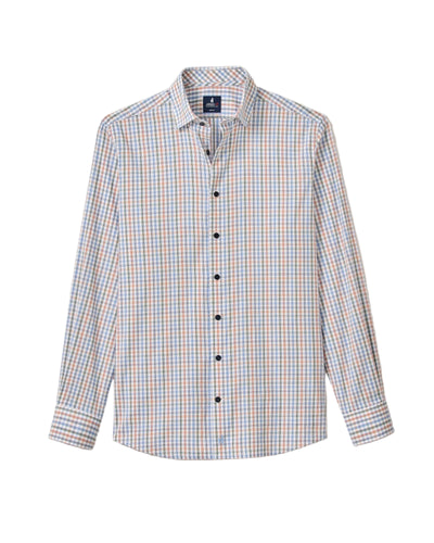 Johnnie-O Natural Performance Button Down Shirt Vanderwall for Men White