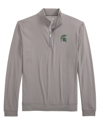 Johnnie-O Michigan State Motion 1/4 Zip Pullover for Men Thunder
