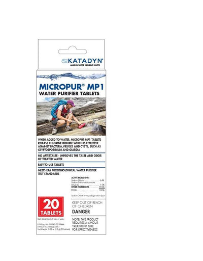 Katadyn Micropur M1 Water Purification Tablets