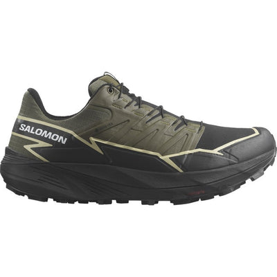 Salomon Thundercross Gore-Tex Shoes for Men Olive Night/Black/Alfalfa