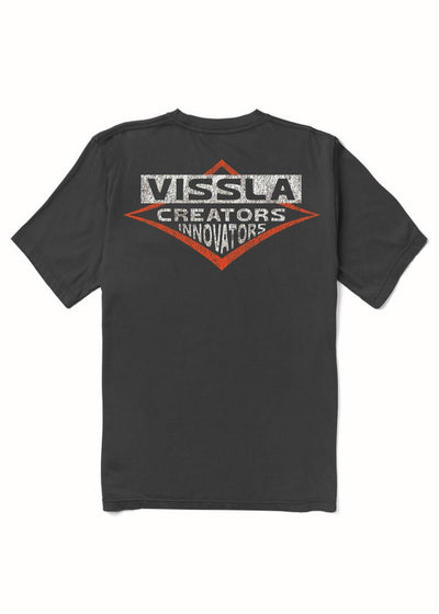 Vissla Beast Premium Organic Pocket Tee for Men Phantom