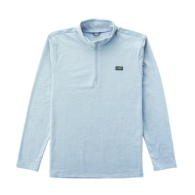 Aftco Coastal Layer 1/4 Zip for Men Dusk Heather