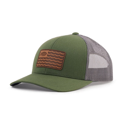 Aftco Canton Low Profile Trucker Hat Olive