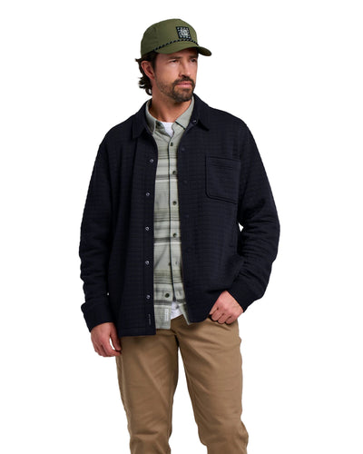 Free Fly Apparel Downvalley Overshirt for Men Black