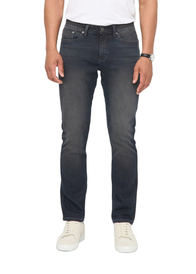 DUER Performance Denim Relaxed Taper Pants for Men Midnight