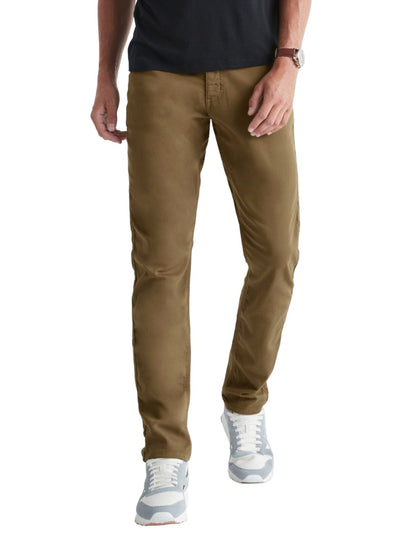DUER No Sweat Pant Relaxed Taper for Men Tobacco #color_tobacco