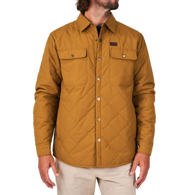 Marsh Wear Saluda Puff Shacket for Men Cumin